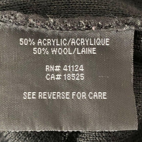 Vintage Demetre Ski Sweater Large Black Red Fair Isle Knit Wool Acrylic 90's - Picture 6 of 7